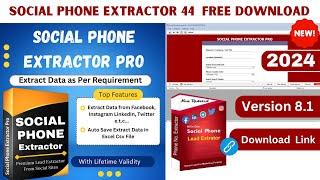 social phone extractor from 44 websites | social phone extractor free download | social phone pro