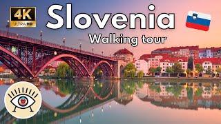 Maribor zu Fuß [4K] HDR,  Komplette Tour durch Sloweniens zweitgrößte Stadt mit Untertiteln.