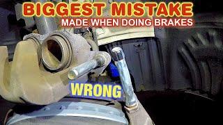 Dont make this mistake when you grease you caliper sliding pins | typical mechanic TIP