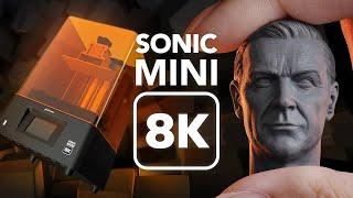 Sonic Mini 8K 光固化3D列印機- 史詩級等級最高精細度