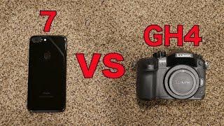 Panasonic Lumix DMC-GH4 vs Apple iPhone 7 plus (shootout)