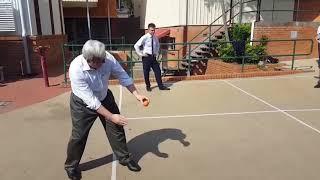 Kevin Rudd (Kevin 07) vs Kelvin Grove State College Year 12 Handball Challenge (DOGSHOT ALERT)