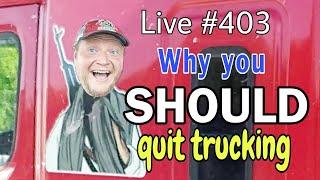 Live #403 DOT Inspection, Level 1 @DIYSEMI @F8truckin  #truckingliveshow