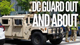 NATO leaders, National Guard and Rainbows around Washington DC