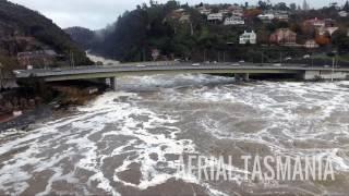 Drone Video of Launceston Floods