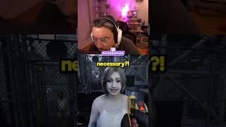 SHE COULDN'T HIDE IT