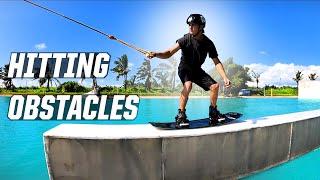 HOW TO HIT OBSTACLES - WAKEBOARDING - FEATURES - RAILS - KICKERS - CABLE PARK