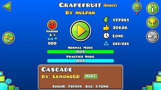 Geometry Dash - Grapefruit (Daily Level) - All Coins