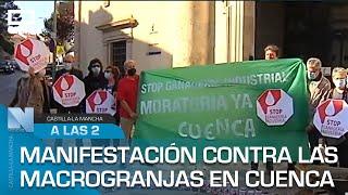 Manifestación contra las macrogranjas en Cuenca | Noticias | CMM