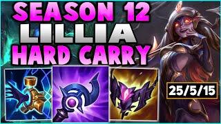 Season 12 Mega Burst Lillia Is A Hard Carry God! Ingenious Ludens Lillia Build! - League Of Legends