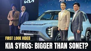 KIA Syros First Look Walkaround | Larger Than Sonet?