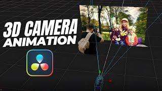 How To 3D Camera Animation In Davinci Resolve | Tutorial