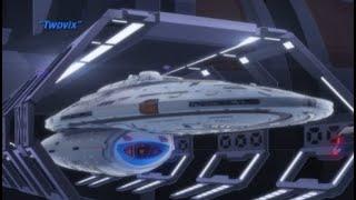 The Cerritos Crew board the USS Voyager - Star Trek: Lower Decks 4x01 "Twovix"