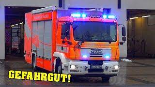 [NEUES HLF 20 & GW-Gefahrgut!] - Feuerwehr BERGISCH GLADBACH | Einsatzfahrten zum Gefahrgutalarm!