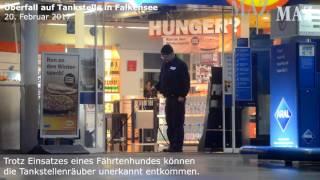 Überfall auf Tankstelle in Falkensee