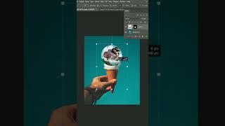 Amazing Glass Sphere Trick in Photoshop - Photoshop for Beginners #Shorts