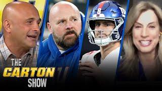 Giants expectations, Are Brian Daboll & Daniel Jones on the hot seat? | NFL | THE CARTON SHOW