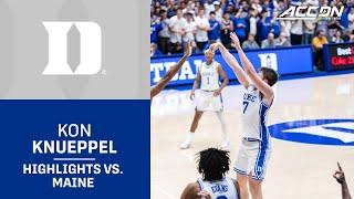 Duke's Kon Knueppel Leads All Scorers In Win Over Maine