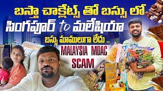 Singapore To Malaysia By Luxurious Bus | Malaysia MDAC Form Scam | Adi Reddy | Kulalalampur