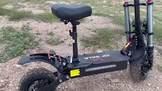 Electric Scooter Adults 50mph, Range 11IN Off Road Tire Folding E Scooter with seat Review