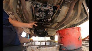 how to change Commodore auto transmission fluid - full flush incl. torque converter 4L60E