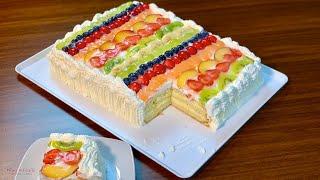 TORTA ALLA FRUTTA torta di compleanno fatta in casa 25 porzioni | Prima del Caffè