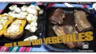 Carne al horno y vegetales (La cocina de Lola)