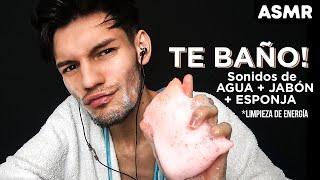 ASMR español Te baño *Para Dormir (Sonidos de Agua y Esponja) - Limpieza de energía - Mol ASMR