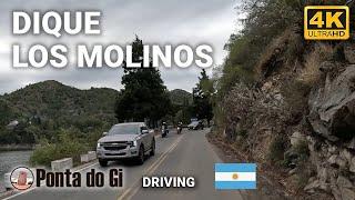 Ruta 5 desde EMBALSE LOS MOLINOS hasta ALTA GRACIA (27.2 km) sin cortes #driving CORDOBA - ARGENTINA