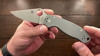 I Got A New Knife! It’s The Spyderco Para 3 In Maxamet!