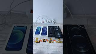 iPhone 12 Mini VS 12 VS 12 Pro VS 12 Pro Max Power On Boot Speed Test Comparision