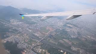 HDR Air Busan A320 take off Seoul