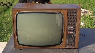 Turn An Old TV Into Shelf Storage Unit