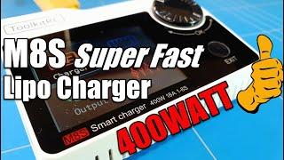 ToolkitRc M8S 400WATT Lipo Charger Review CHARGING SUPER FAST Best Bang For YOUR Buck 2020