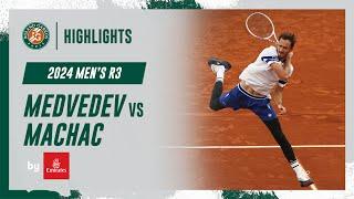 Medvedev vs Machac Round 3 Highlights | Roland-Garros 2024