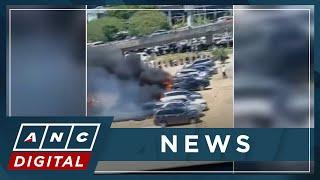19 vehicles burned in NAIA parking lot fire | ANC