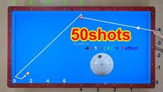 50 Best Shots carom 3cushion billiards tutorial Short-long-short basics