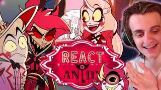 Hazbin Hotel FULL SEASON 1 REACTION - React Andy