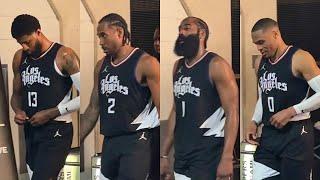 Kawhi Leonard, James Harden, Westbrook, Paul George Immediately After Game 2 Loss Against Mavs