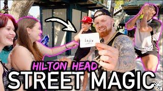 He RAN AWAY After I Read His Mind!! - Street Magic | Hilton Head, SC.