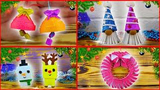 ТОП 4 Новогодние поделки из бумаги, фоамирана  Christmas Tree decoration