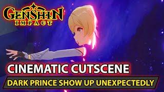 Lumine Fighting With Abyss Mage And Dark Prince Show Up?  - Cinematic Cutscene - Genshin Impact