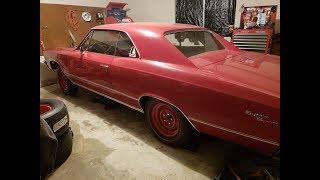 MIND BLOWING SURVIVOR 1967 CHEVELLE SS396 L78 BARN FIND FOUND HIDING IN A SMALL MIDWESTERN GARAGE!!!