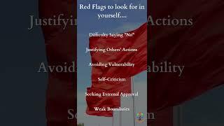 Recognizing Red Flags: Self-Reflection and Growth