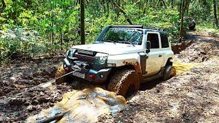 Troller 3.2 modelo novo acelerando! Trilha com muito barro lama & erosão Campo Magro-Pr Off Road 4x4