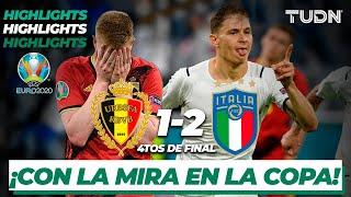 Highlights | Bélgica 1-2 Italia | UEFA Euro 2020 | 4tos Final | TUDN