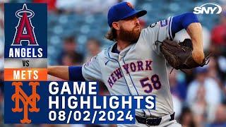 Mets vs Angels (8/02/2024) | NY Mets Highlights | SNY