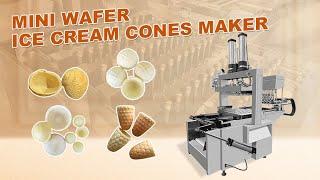 Wafer Cup Making Machine|Mini Wafer Cup Cone Maker|Monaka Ice Cream Making Machine|Mini Wafer Cone