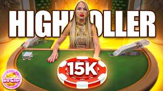 $15,000 HIGHROLLER PRAVTE TABLE BLACKJACK SESSION! (INSANE PROFIT)