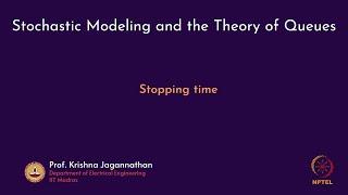 mod04lec29 - Stopping time